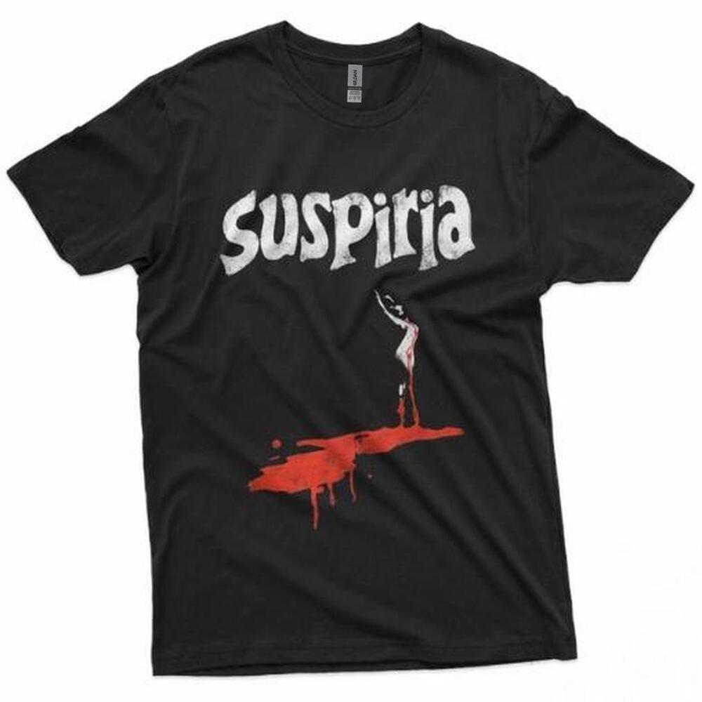 Suspiria  Horror Movie Promo Black T-Shirt